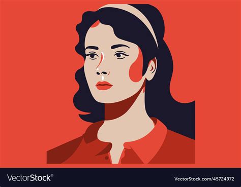 Adult Woman International Womens Day Royalty Free Vector