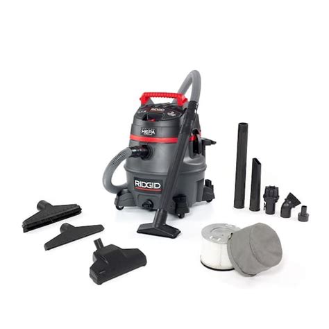 Ridgid 14 Gallon 2 Stage Hepa Commercial Wetdry Shop Vacuum With