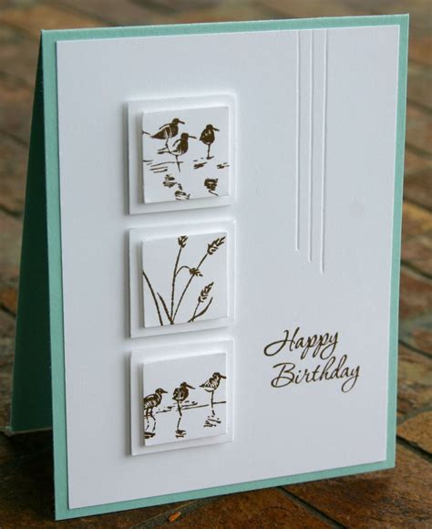 Stampin Up Birthday Simple Cards Card Templ On Card Beautiful Happy