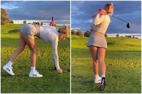 Watch Golf Stunner Paige Spiranac Narrowly Avoid Wardrobe Malfunction