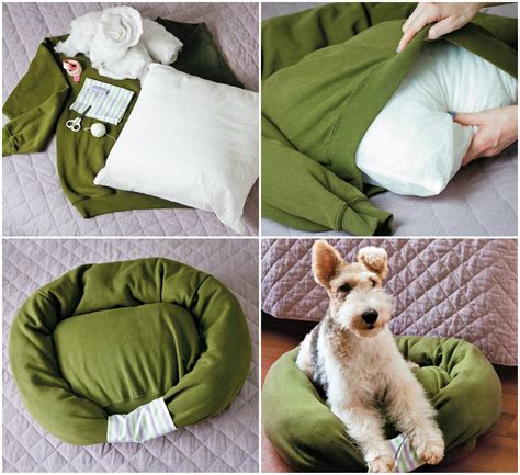 Diy Dog Bed No Sew Diy No Sew Dog Bed Tutorial Featuring Newbeneful