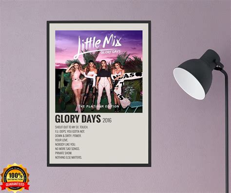 Little Mix Little Mix Poster Glory Days Prints Home Etsy