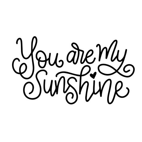 You Are My Sunshine Svg Png Vinyl Cut File Cricut Silhouette Etsy Hot