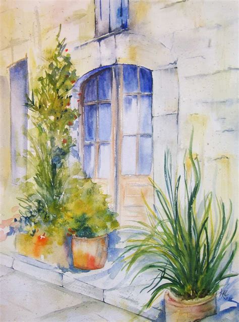 Easy Watercolor Paintings Of Spring Landscapes At