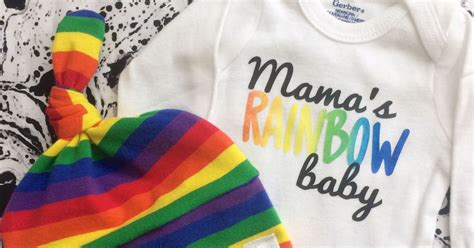 Personalised rainbow baby vest bodysuit, any name, unisex ivf shower gift custom. 20 Lovely Gifts For Rainbow Babies And Their Parents ...