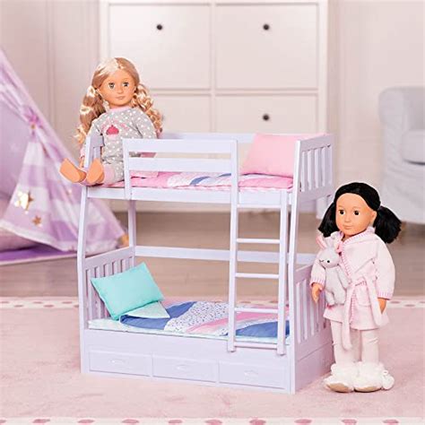 Our Generation Bunk Beds For 18 Dolls Lilac Purple Dream Bunks