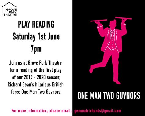 Dont Forget Our Play Reading Grove Park Theatre Facebook
