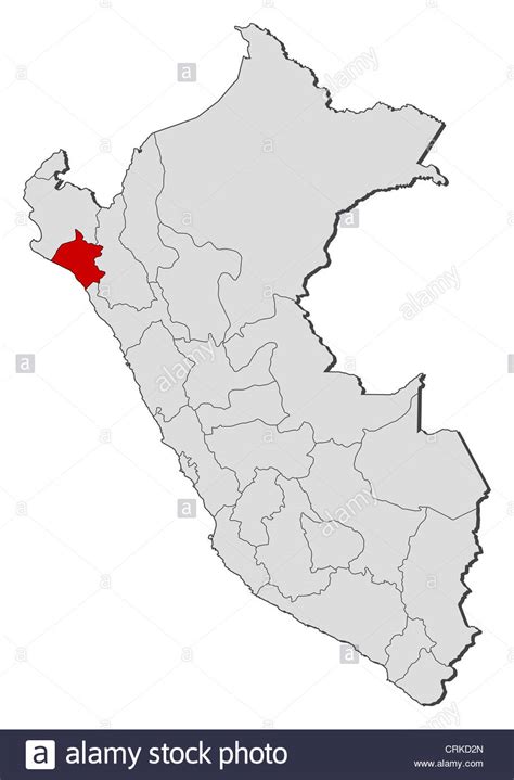 Mapa De La Región De Lambayeque Fotografías E Imágenes De Alta