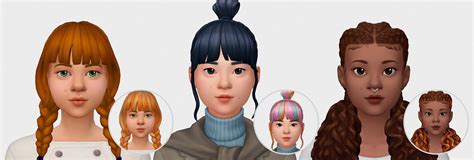 Saps Sims — Pixelco Snowy Escape Hairs Made Bgc I Did All Of