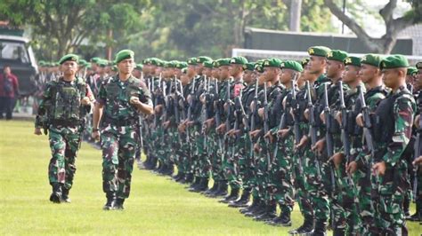 Perkuat Pertahanan Wilayah 450 Prajurit Tni Lumajang Bertugas Amankan