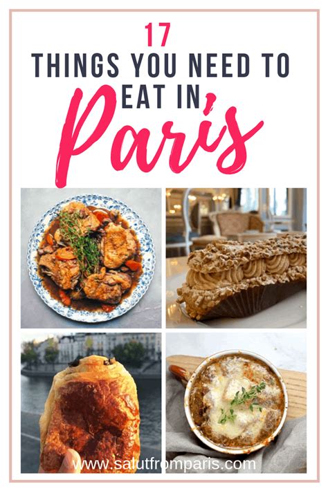 17 Yummy Foods To Try In Paris The Paris Food Guide Salut From Paris