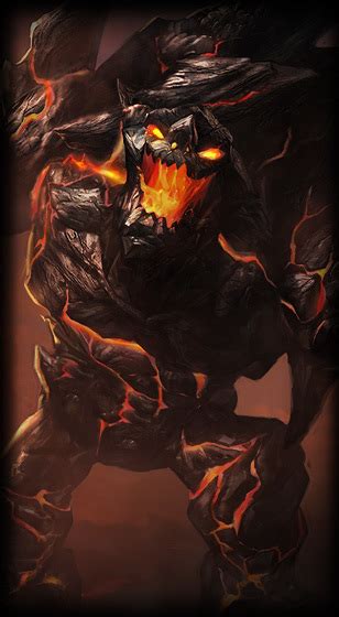 Obsidian Malphite League Of Legends Lol Champion Skin On Mobafire