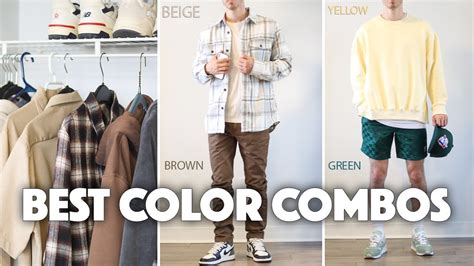 5 Best Clothing Color Combinations For Mens Outfits Youtube