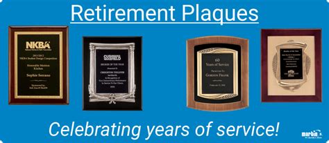 Retirement Plaques Personalized Retirement T Wording And Products