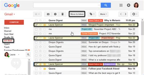 Nhấn Nút Quan Trọng Trong Gmail