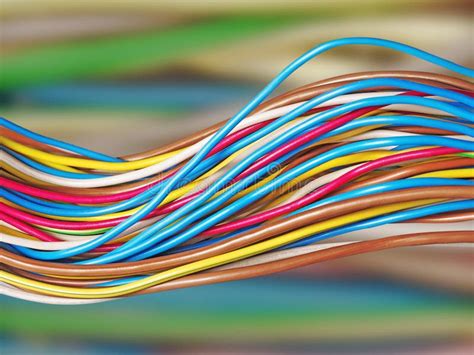 The Electric Wire Background Stock Photo Image Of Electronics Cable