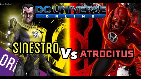 Dcuo Legends Sinestro Vs Atrocitus Youtube