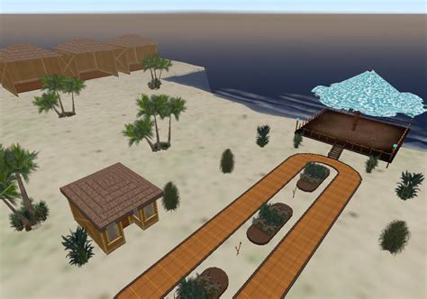 Tropical Paradise Virtual World Virtual Worlds Land