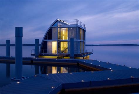 Contemporary Floating Home In The Lusatian Lake District Germany