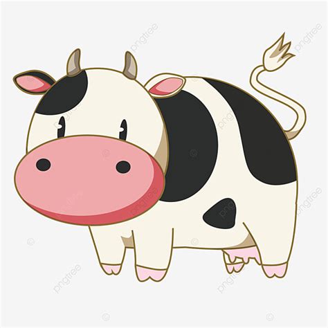 Gambar Sapi Lucu Sapi Imut Lembu Sapi Yang Lucu Sapi Png Dan Vektor Dengan Background