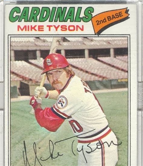 Check spelling or type a new query. bdj610's Topps Baseball Card Blog: Random Topps Card of the Day: 1977 Topps #599 Mike Tyson