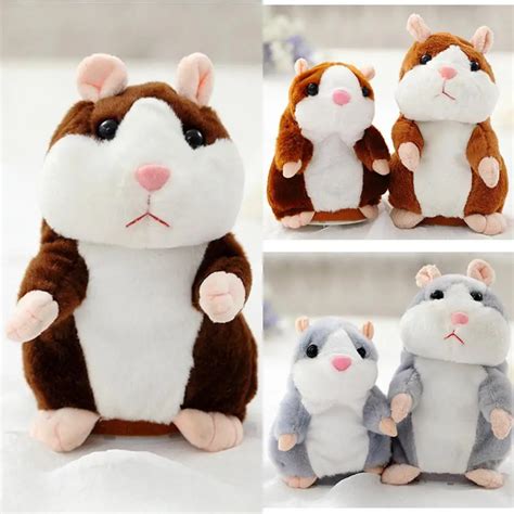 Talking Hamster Plush Toys Mouse Pet Sound Record Plush Hamster Stuffed