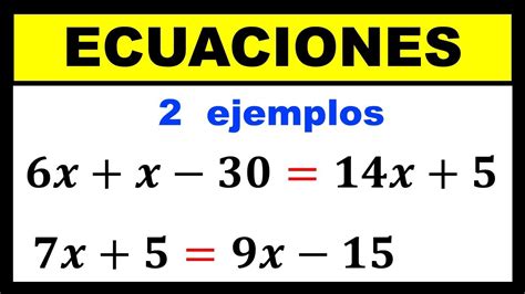 Ecuación cómo desarrollar una ecuación operaciones con números