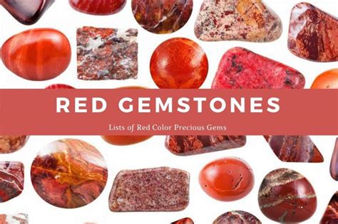 Red Gemstone Names Lists Of Red Color Precious Gems Beadnova