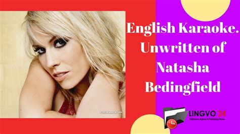 English Karaoke Unwritten Of Natasha Bedingfield YouTube