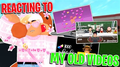 I Reacted To My Old Roblox Videos I Screamed Roblox Youtube