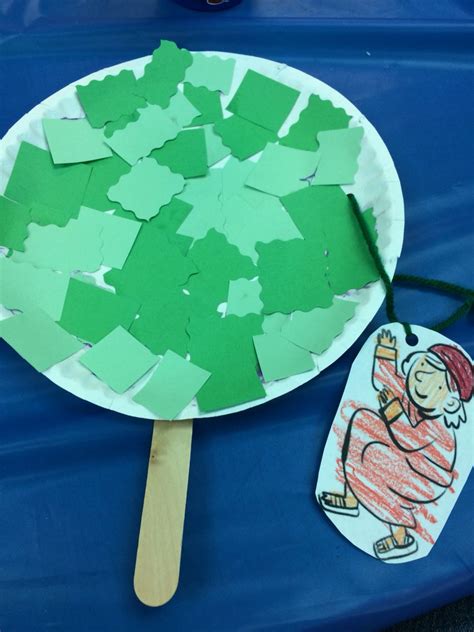 Zacchaeus Craft Sunday School Preschool Bible Crafts Sunday School