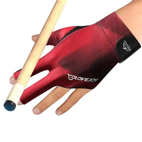 Breathable Billiards Gloves Light Billiards Three Finger Gloves Man