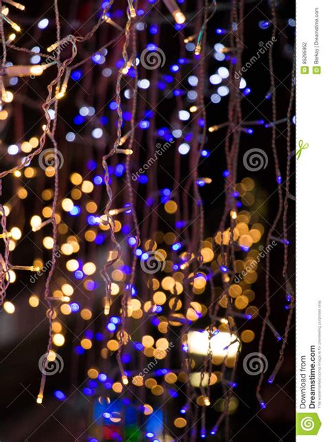 Christmas And Party Lights Of A Certain Type Stock Photo Image Of