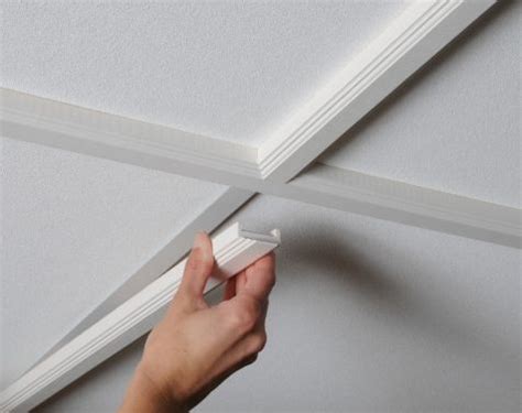 Cover that drop ceiling in 3 easy steps! Stylestix Ceiling Grid Covers in 2020 | Dropped ceiling ...