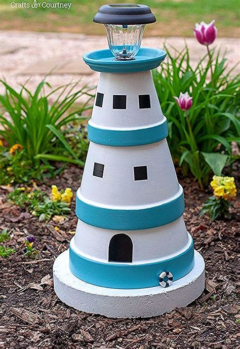 Diy Clay Pot Lighthouse 15 Diy Terra Cotta Pots Terra Cotta Pot