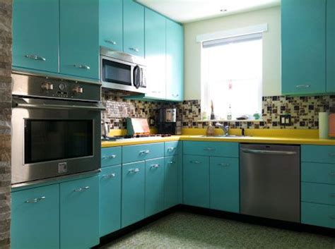 Try the craigslist app » android ios cl. Ann recreates the look of vintage metal kitchen cabinets ...