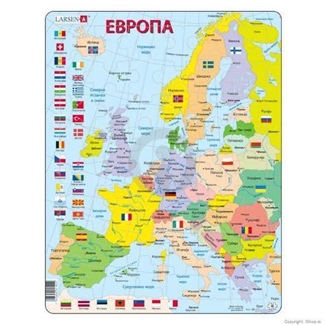Evropa je potkontinent ili veliko poluostrvo koje čine zapadni deo evroazije. Puzzle Politička karta Evrope | Škola | Školski pribor ...