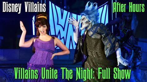 Villains Unite The Night Full Show Disney Villains After Hours 2020