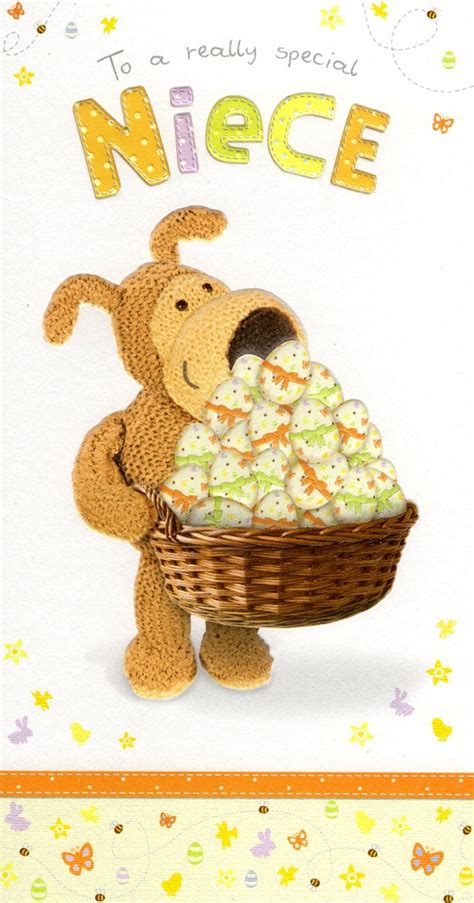 Boofle Special Niece Happy Easter Greeting Card Cards Love Kates