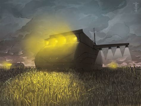 This Illustration Shows The Dystopian Farm Robot Scenario Image