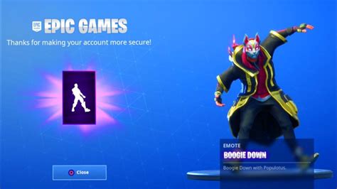 The blue connect button will turn into a gray disconnect when your account is. How To Get FREE "Boggie Down" EMOTE in Fortnite! - YouTube