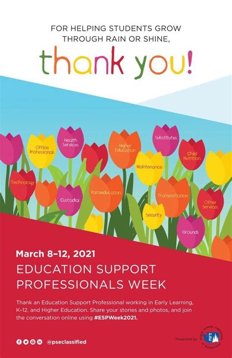 Education Support Professionals Week March 8 12 Marysville School