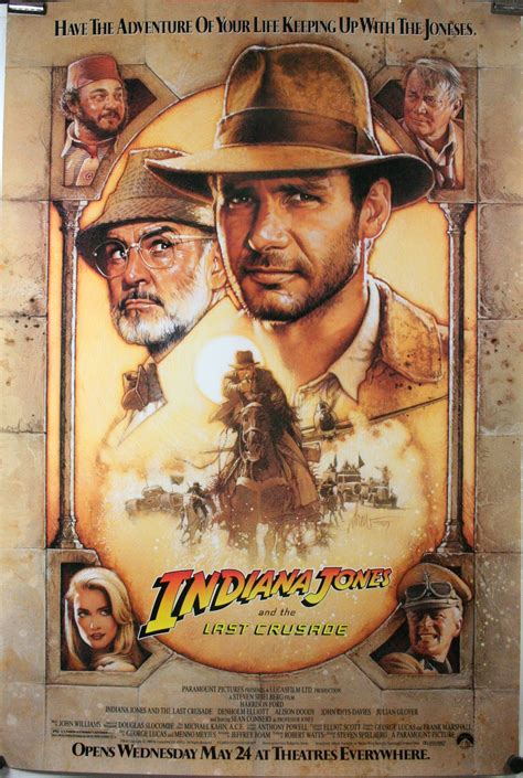 Indiana Jones And The Last Crusade Original International Brown Advance
