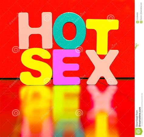 The Words Hot Sex With Wooden Letters On A Floor Stock Image Image Of Erotic Pink 121264639