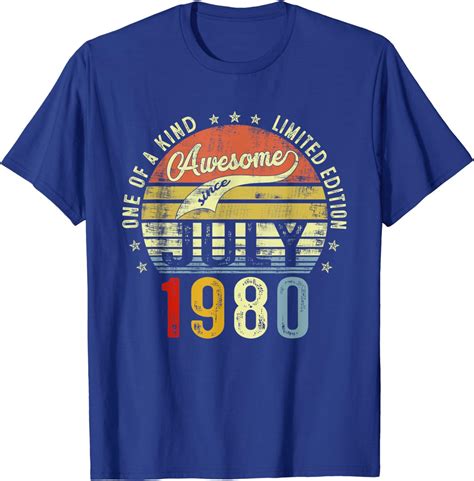 41 years old vintage 1980 limited edition 41th birthday t shirt