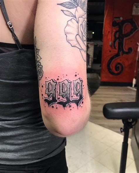 Tổng quan về tattoo 999 và thông điệp ý nghĩa của chúng