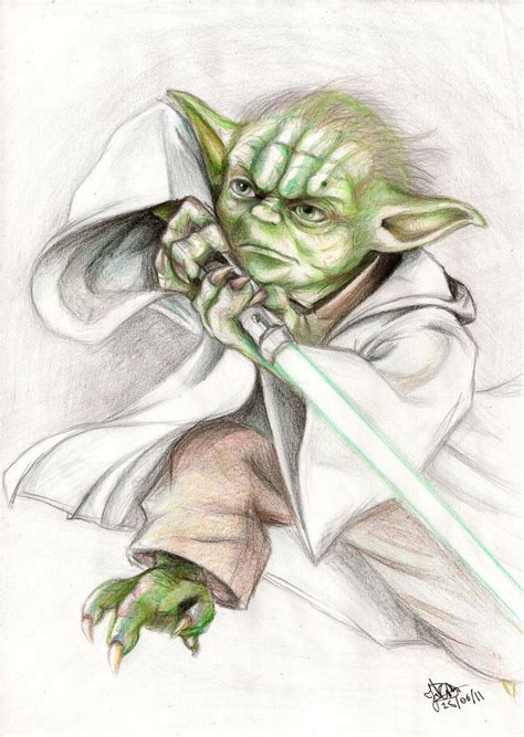 Master Yoda Drawing At Getdrawings Free Download