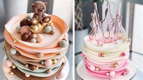 Creative Cake Decorating Ideas Like A Pro Most Satisfying Cake Videos Youtube