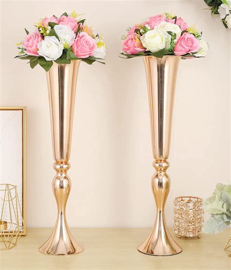 Trumpet Vases For Centerpieces2 Pcs Vases For Living Room