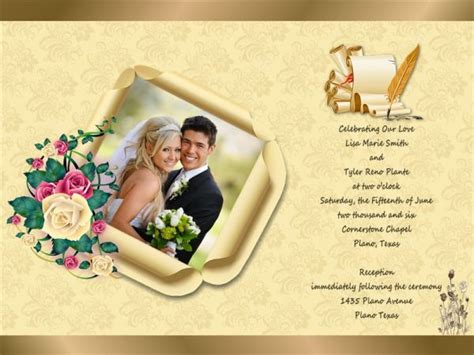 Wedding Invitation Card Add On Templates Download Free